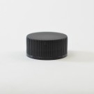 28/400 Black Ribbed Straight PP Cap / F217 Liner