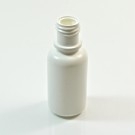 1/2 oz 15/415 Boston Round White LDPE Bottle