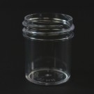 1/2 oz 33/400 Regular Wall Straight Base Clear PS Jar