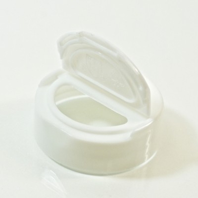 33/400 Smooth White Flapper Dispensing PP Pour Cap 