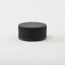 20/400 Black Ribbed Straight PP Cap / F217 Liner - 10250/Case