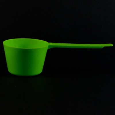 90 cc Plastic Measuring Scoop Green Long Handle 5.978 X 2.478 X 1.652