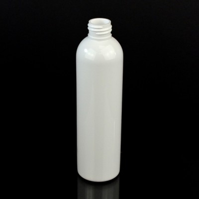 6 oz 24/410 Cosmo Round White PET Bottle