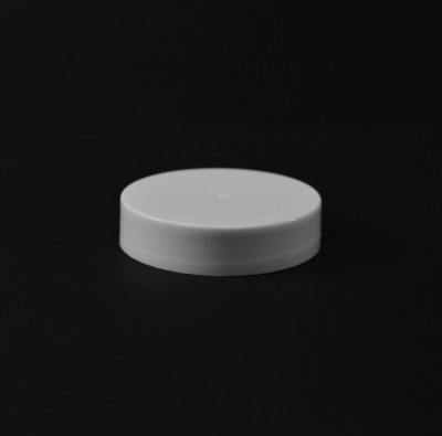 45/400 White Smooth Straight PP Cap / Unlined - 2000/Case