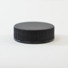 33/400 Black Ribbed Straight PP Cap / PS Liner