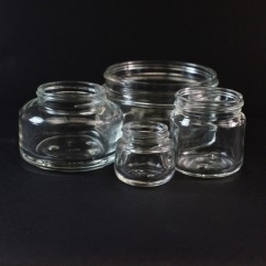Round Base Glass Jars