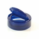 38/400 Smooth Trans Dark Blue NutraFlapper Dispensing PP Cap 