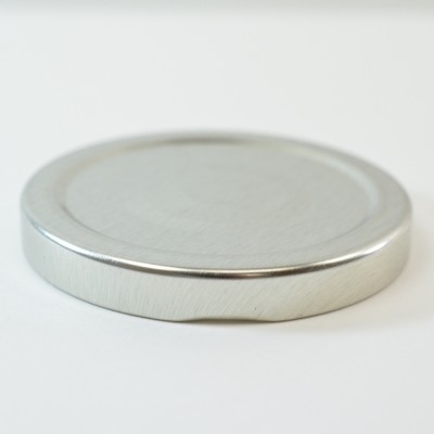 70/2030 Regular Twist Open with Button Silver Metal Cap / Plastisol Liner
