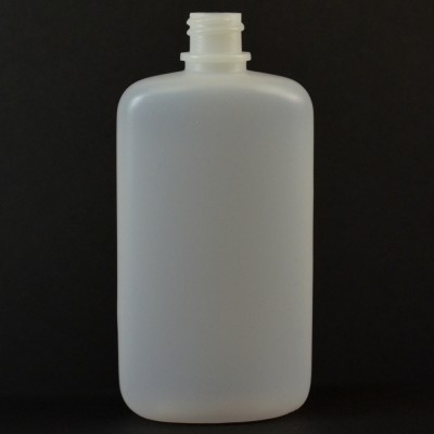 4 oz 18/410 W/R Drug Oval Natural HDPE Bottle