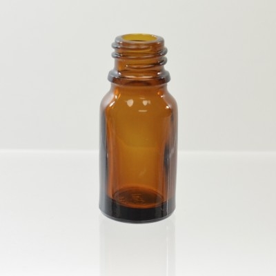 10 ml Euro Dropper 18-DIN Amber Glass Bottle