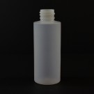 2 OZ 24/410 Cylinder Round Natural HDPE Bottle - 1000/case