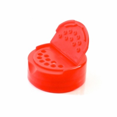 38/485 Smooth Red Flap Mate Dispensing PP Cap 