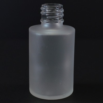 1 oz 18/415 Cylinder Frosted Glass Bottle