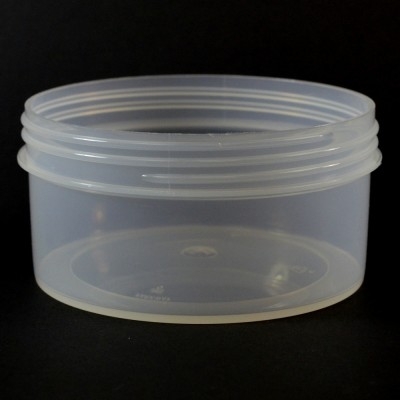 16 oz 120/400 Regular Wall Straight Base Natural PP Jar