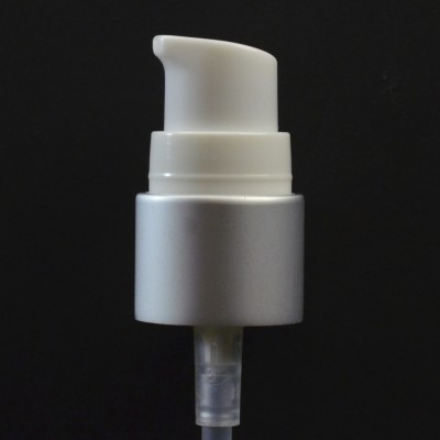 20/410 Treatment Pump Matte Silver/White/Clear Hood