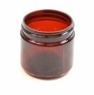 2 oz 48/400 Wide Mouth Amber PET Jar