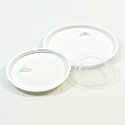 48mm white LDPE Sealing Disc with tab