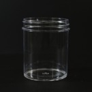 4 oz 58/400 Regular Wall Straight Base Clear PS Jar