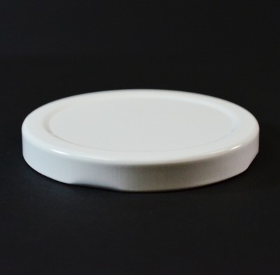 70MM RTD White Metal Cap / Plastisol Liner