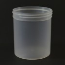 16 oz 89/400 Regular Wall Straight Base Natural PP Jar