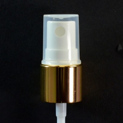 18/415 Fine Mist Sprayer Shiny Gold/White/Clarified Hood