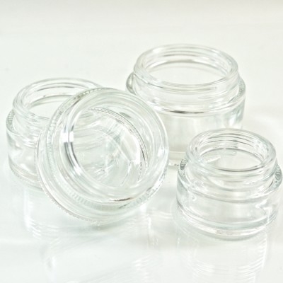 Straight Base Glass Jars