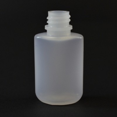 0.25 oz 13/415 W/R Drug Oval Natural HDPE Bottle