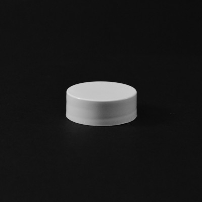 24/400 White Smooth Straight PP Cap / F217 Liner - 6500/Case