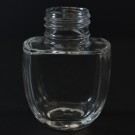 30 ml 24/410 Vogue Oval Clear Glass Bottle