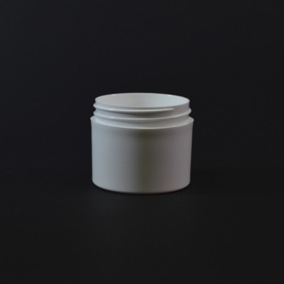 2 oz 53/400 White Thick Wall Straight Base PP Jar