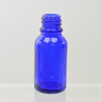 15 ml Euro Dropper 18-DIN Cobalt Glass Bottle