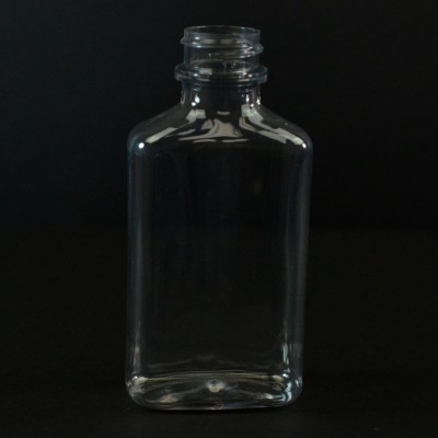 100 ml 24/400 Metric Oblong Clear PET Bottle