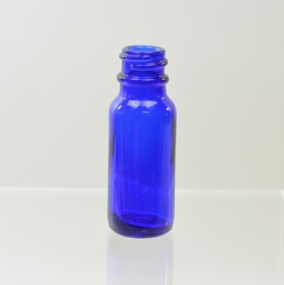 1/2 oz Boston Round 18/400 Cobalt Glass Bottle