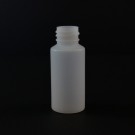 1 oz 20/410 Cylinder Round Natural LDPE Bottle