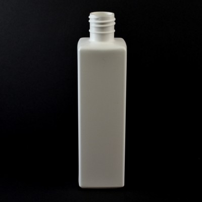 12 oz 28/415 Oblong Square White HDPE Bottle