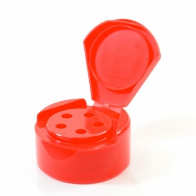 43/485 Smooth Red Flap Mate Dispensing PP Cap 