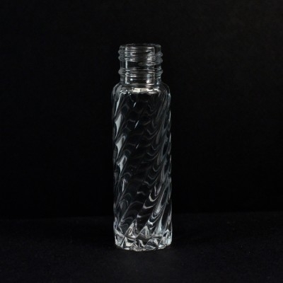 10ml 13/415 Silvia Clear Roll On Glass Bottle