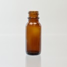 1/2 oz Boston Round 18/400 Amber Glass Bottle