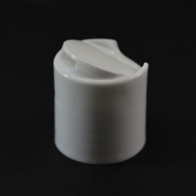 24/410 Smooth White Presstop Dispensing Cap - 3000/Case