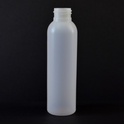 4 oz 24/410 Imperial Round Natural HDPE Bottle