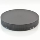 120/400 Black Ribbed Straight PP Cap / PS Liner - 228/Case