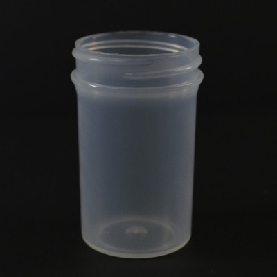 2 oz 43/400 Regular Wall Straight Base Natural PP Jar