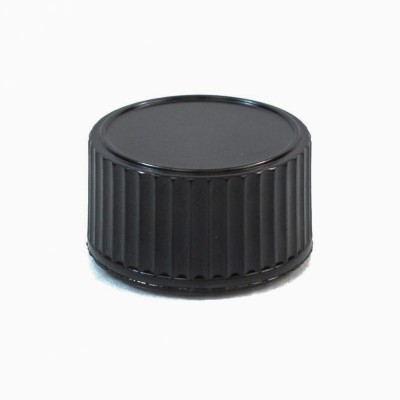 18/400 Black Phenolic Cap Flat Foam Liner