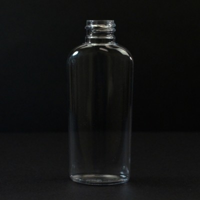 2 oz 20/410 Classic Oval Clear PET Bottle