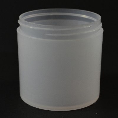 6 oz 70/400 Natural Thick Wall Straight Base PP Jar