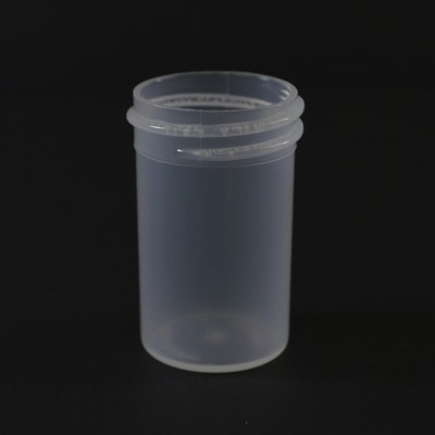 7/8 oz 33/400 Regular Wall Straight Base Natural PP Jar