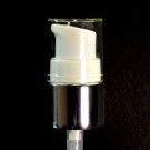 20/410 Treatment Pump Shiny Silver/White/Clear Hood