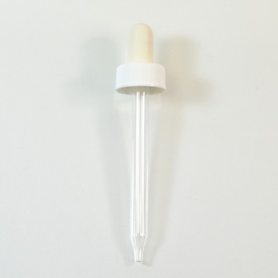 20/400 White Glass Dropper Assembly 7 X 69