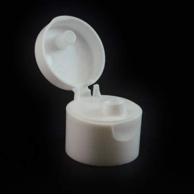 28/410 Smooth White Snaptop Dispensing PP Cap