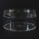 6 oz 89/400 Clear Thick Wall Straight Base PS Jar